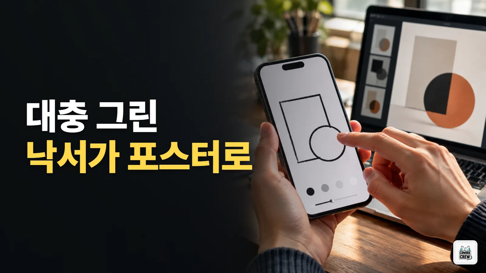 손그림 한 장을 포스터로 바꾸는 챗GPT 스케치 사용법