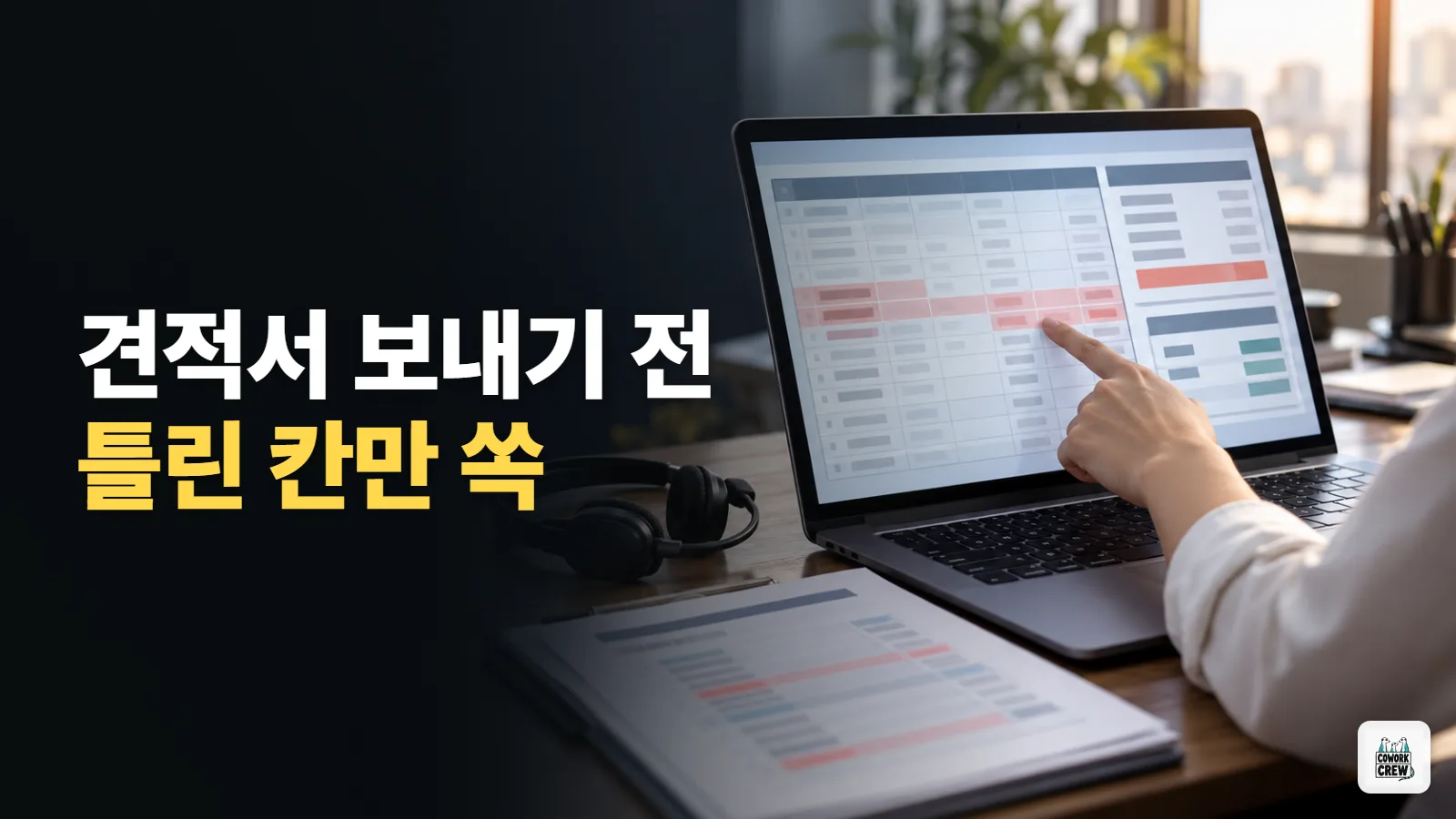 견적서 보내기 전에 챗GPT로 단가·합계 틀린 칸만 찾기