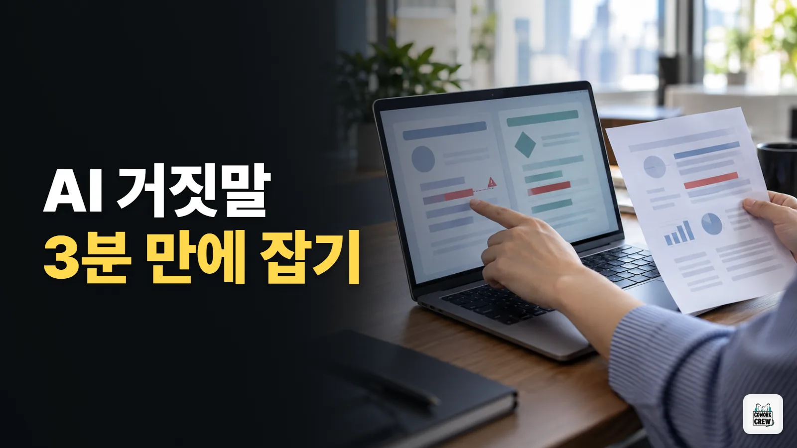 AI가 자신 있게 거짓말할 때 — 3분 만에 잡아내는 법