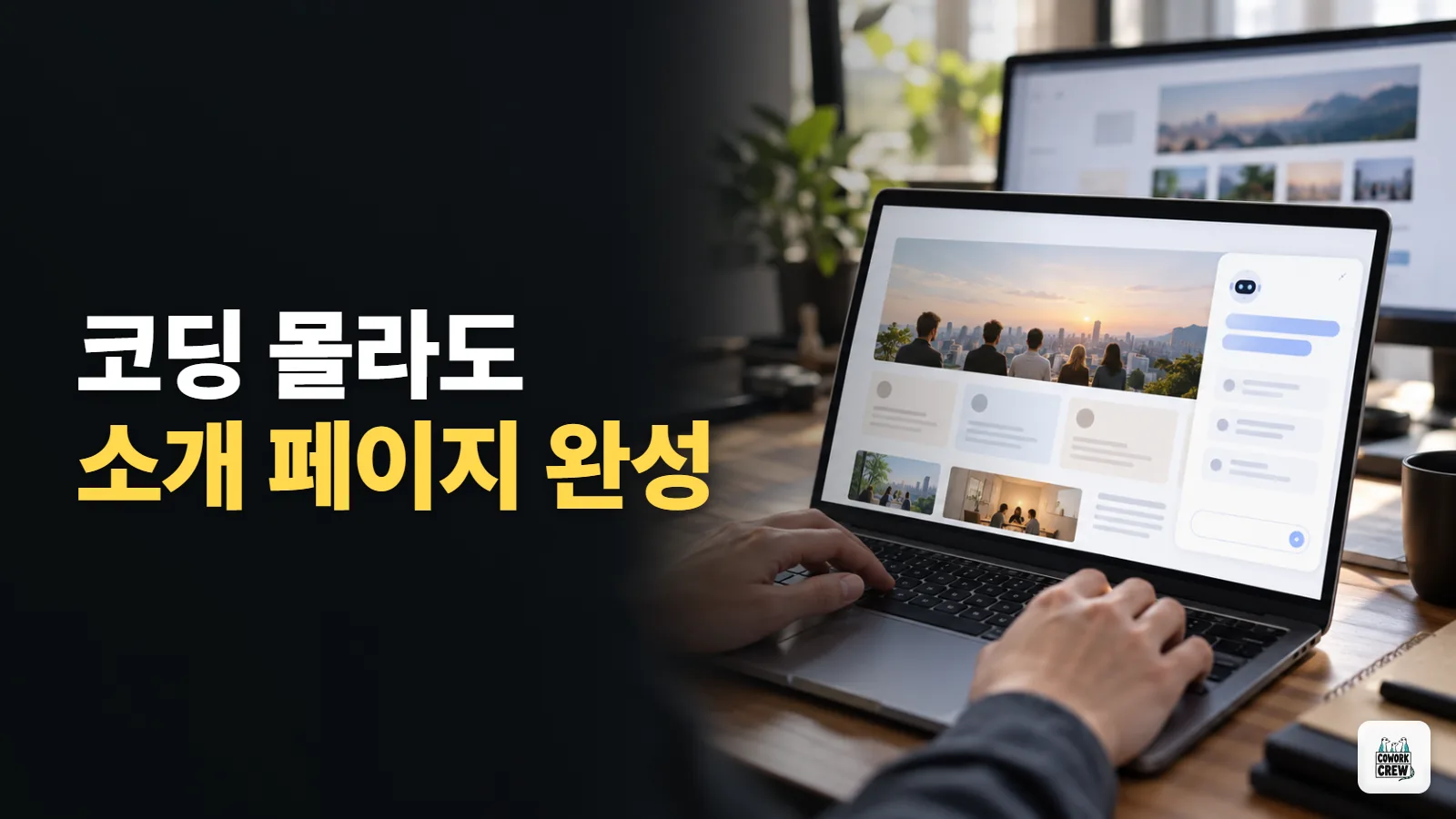 코딩 몰라도 웹페이지가 나온다 — Cursor로 모임 소개 페이지 만든 과정