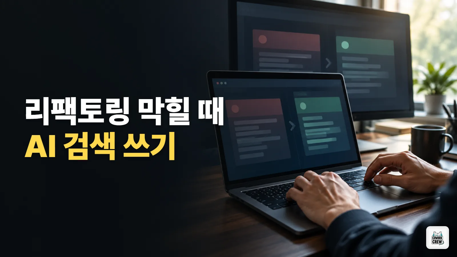 코드 리팩토링 시 Ai 검색