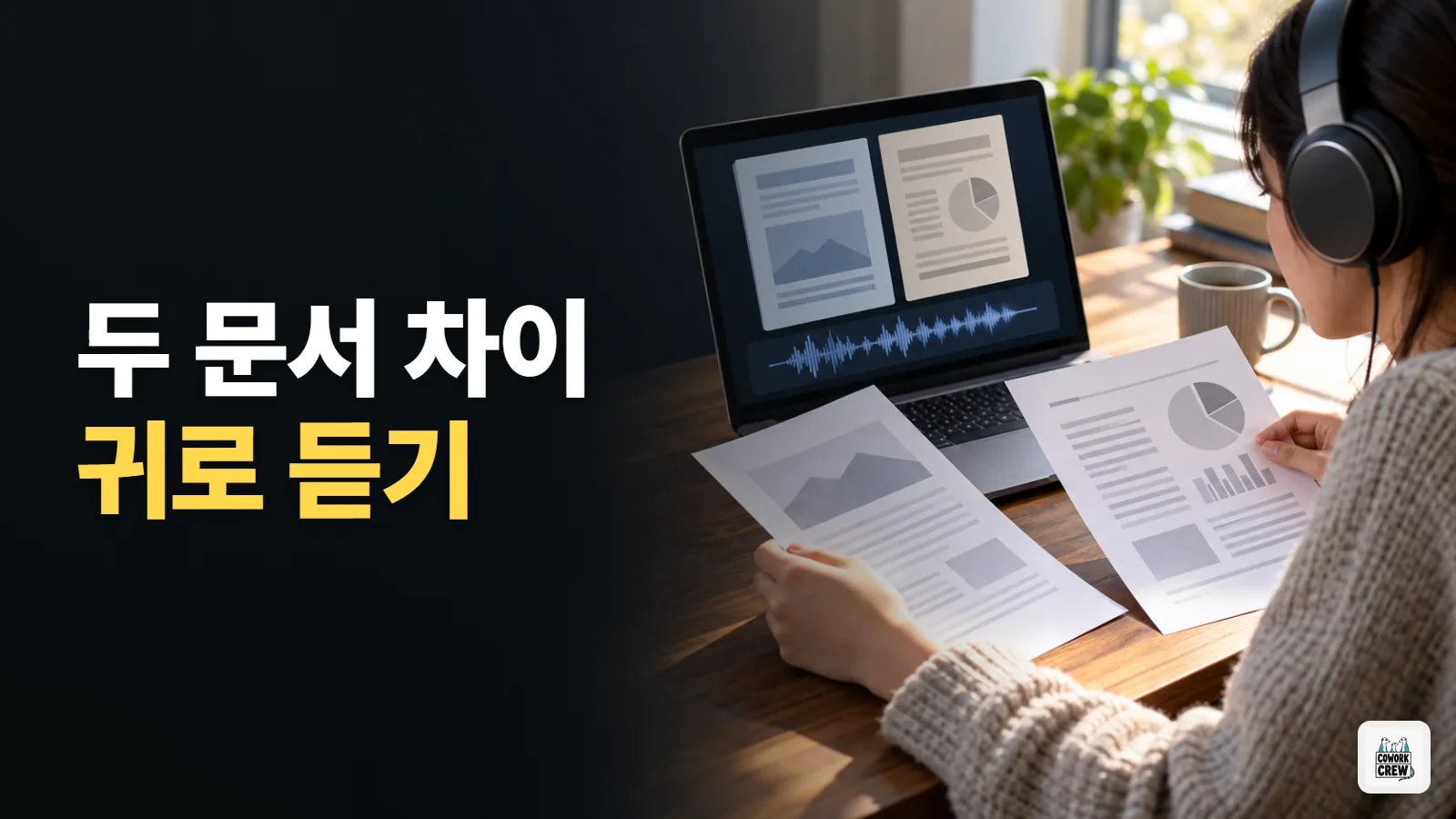 NotebookLM Audio Overview로 두 문서의 차이 듣기