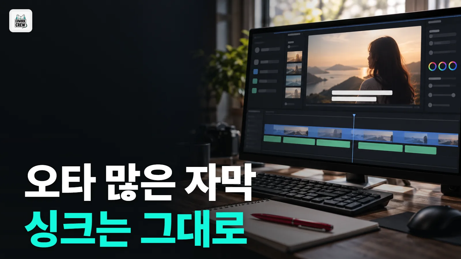 타임코드는 그대로 두고 자막 맞춤법만 고치는 클로드 SRT 다듬기